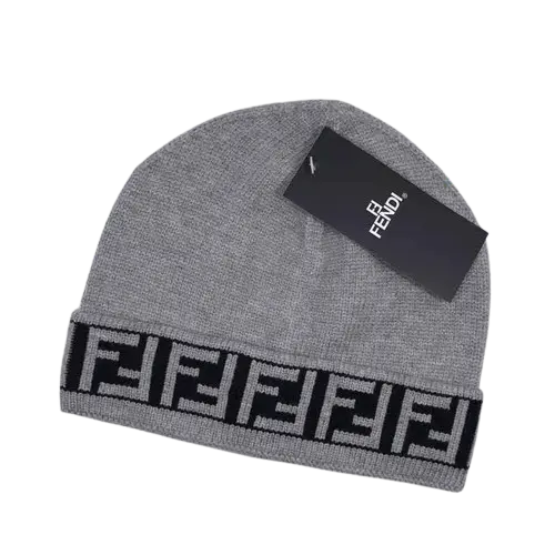 Bonnet Fendi Gris