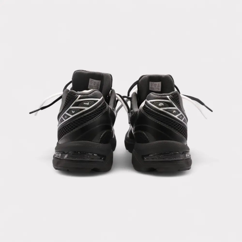 GEL-1130 Black Pure Silver - Double Laces