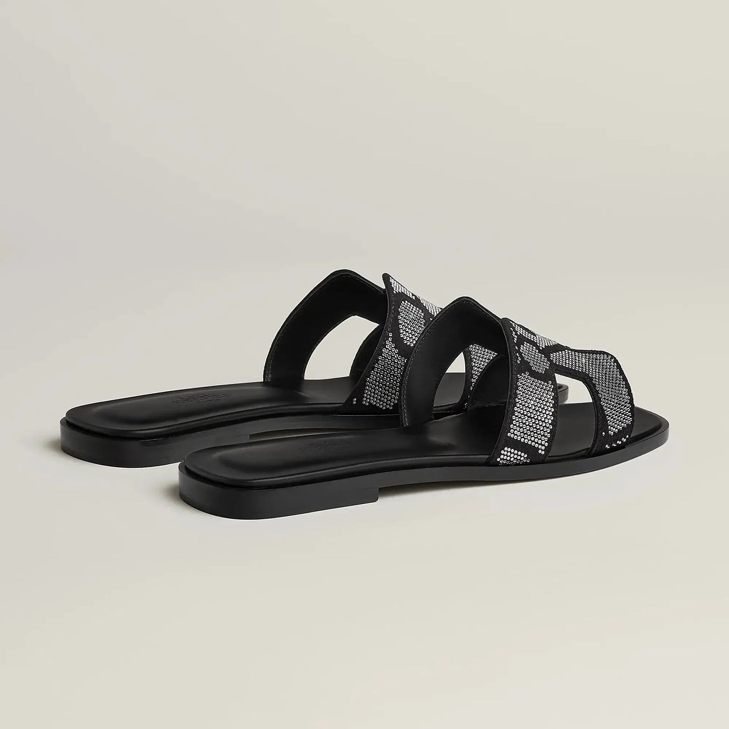 Sandales Oran Noir Cristal
