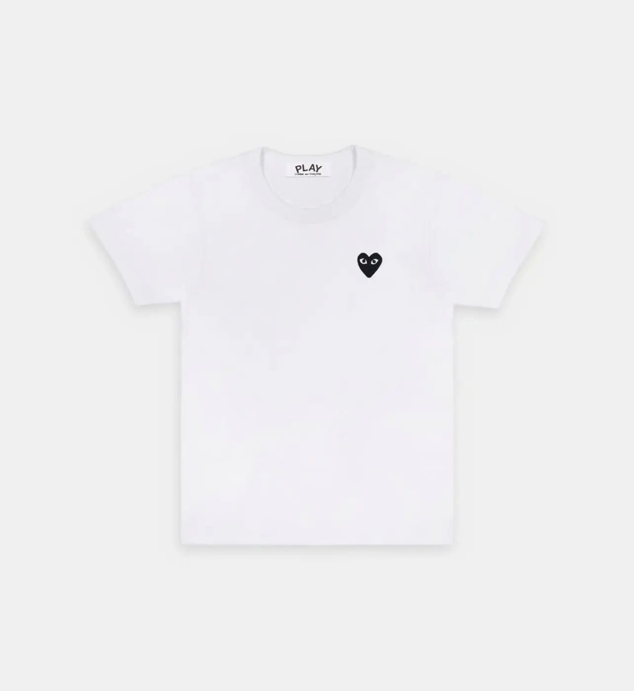 T-Shirt CDG Blanc Logo Noir