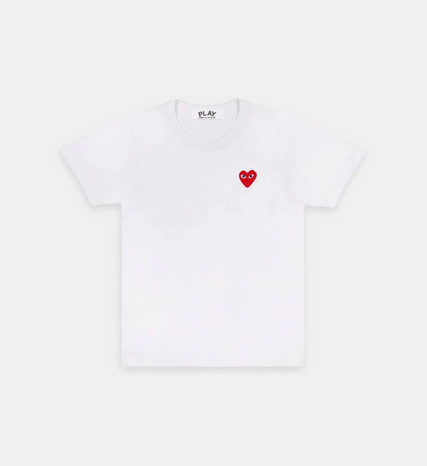 T-Shirt CDG Blanc Logo Rouge