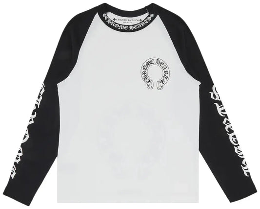 T-Shirt Manche Longue Chrome Heart Noir