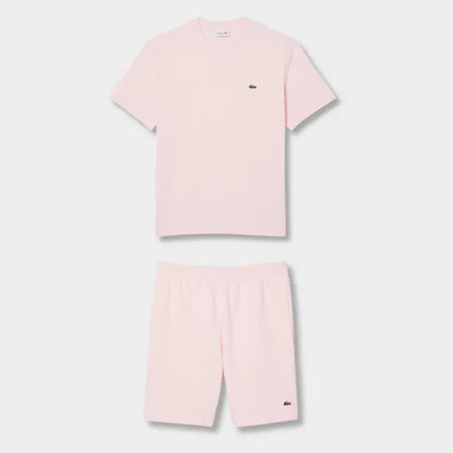 Ensemble short/t-shirt Lacoste Rose