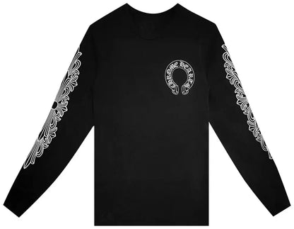 T-Shirt Manche Longue Chrome Heart Noir