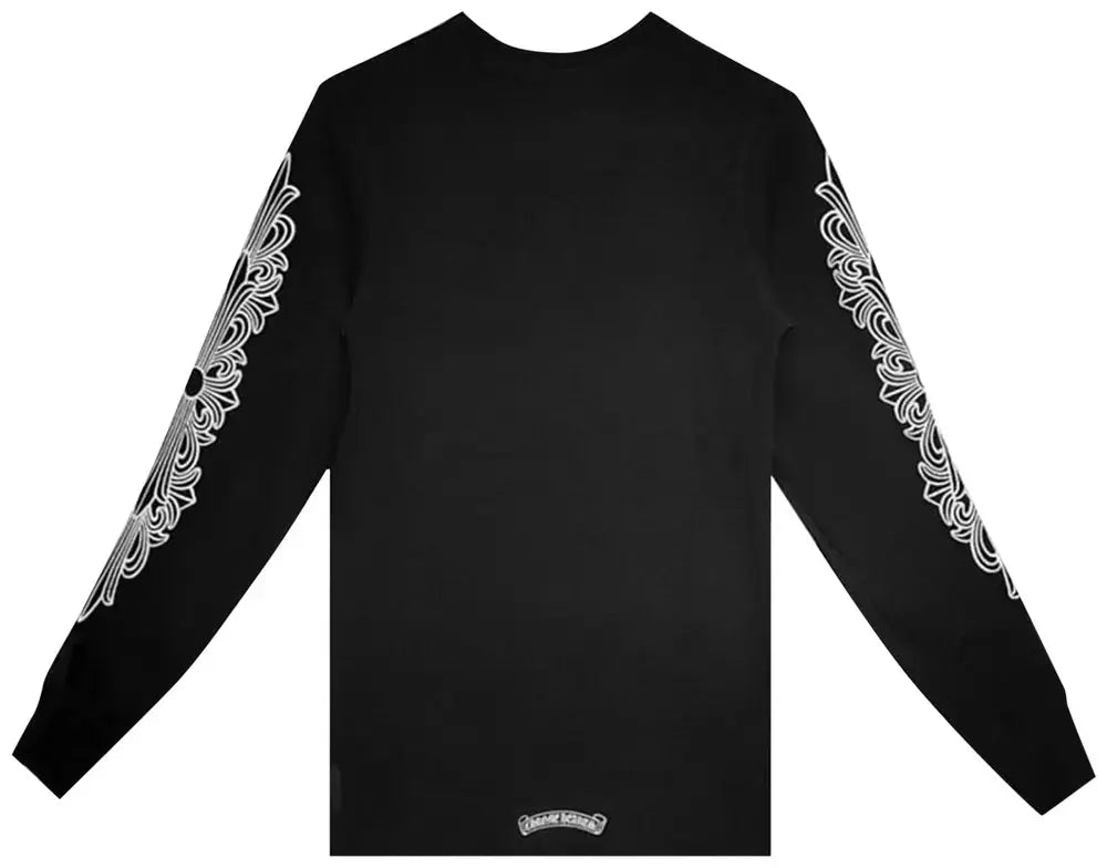 T-Shirt Manche Longue Chrome Heart Noir