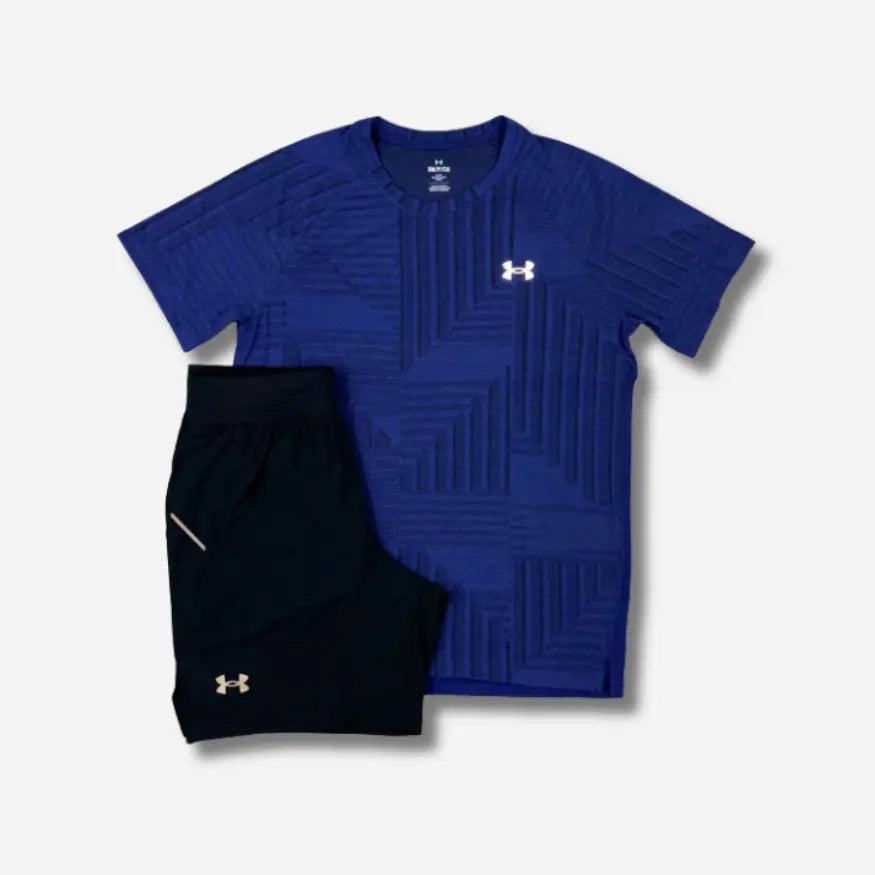 Ensemble short/t-shirt Under Armour Bleu marine