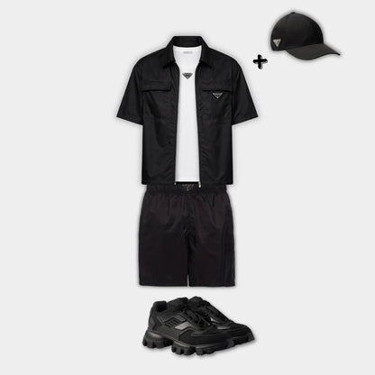 Outfit Prada Noir + Casquette Offerte