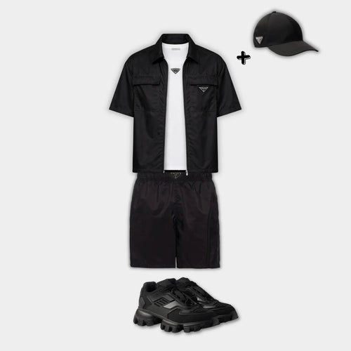 Outfit Prada Noir + Casquette Offerte
