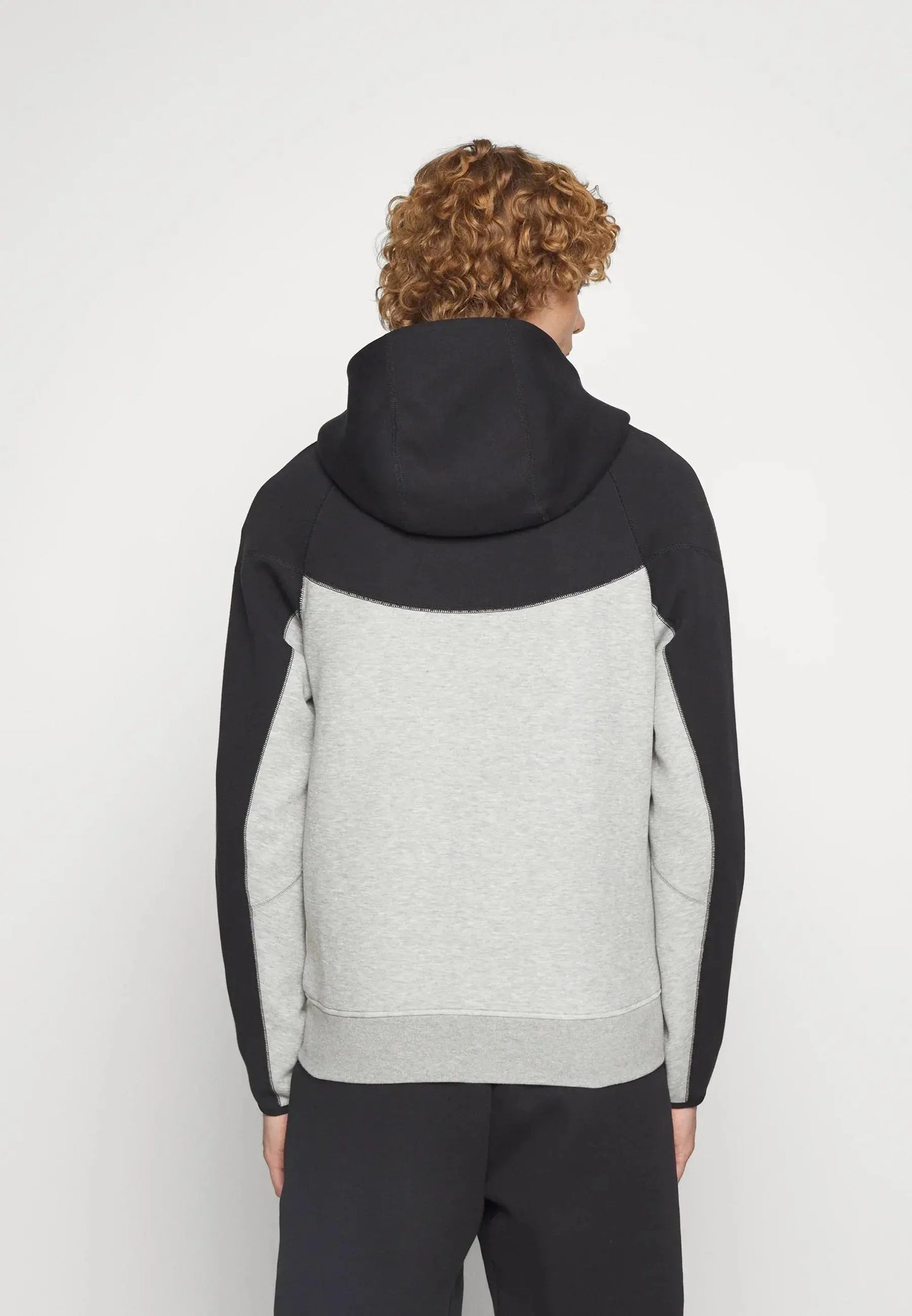 Nike Nouveau Tech Fleece Zippé Noir Et Gris