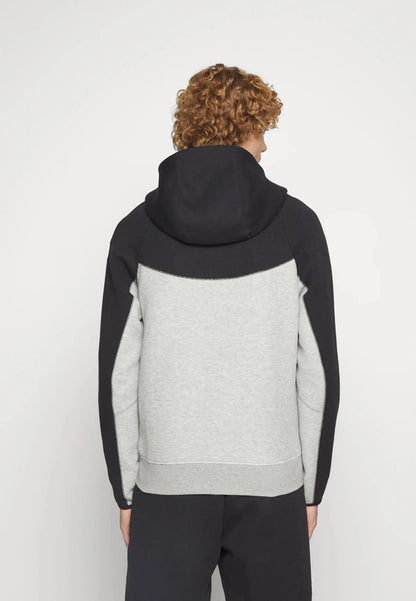 Nike Nouveau Tech Fleece Zippé Noir Et Gris