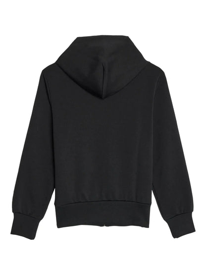 Sweat zippé CDG Avec Capuche Noir