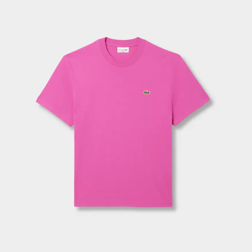 Ensemble short/t-shirt Lacoste Rose vif