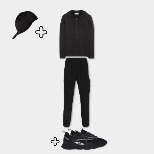 Outfit Stone I. Black + Casquette Offerte
