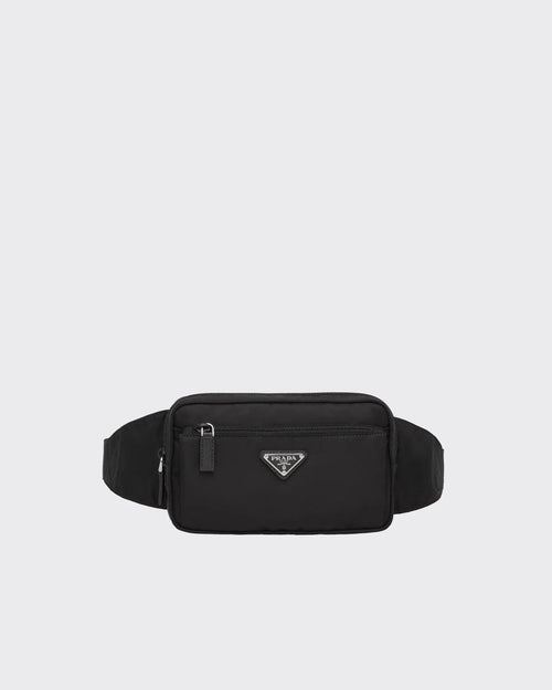 Sac banane en Re-Nylon et cuir Saffiano
