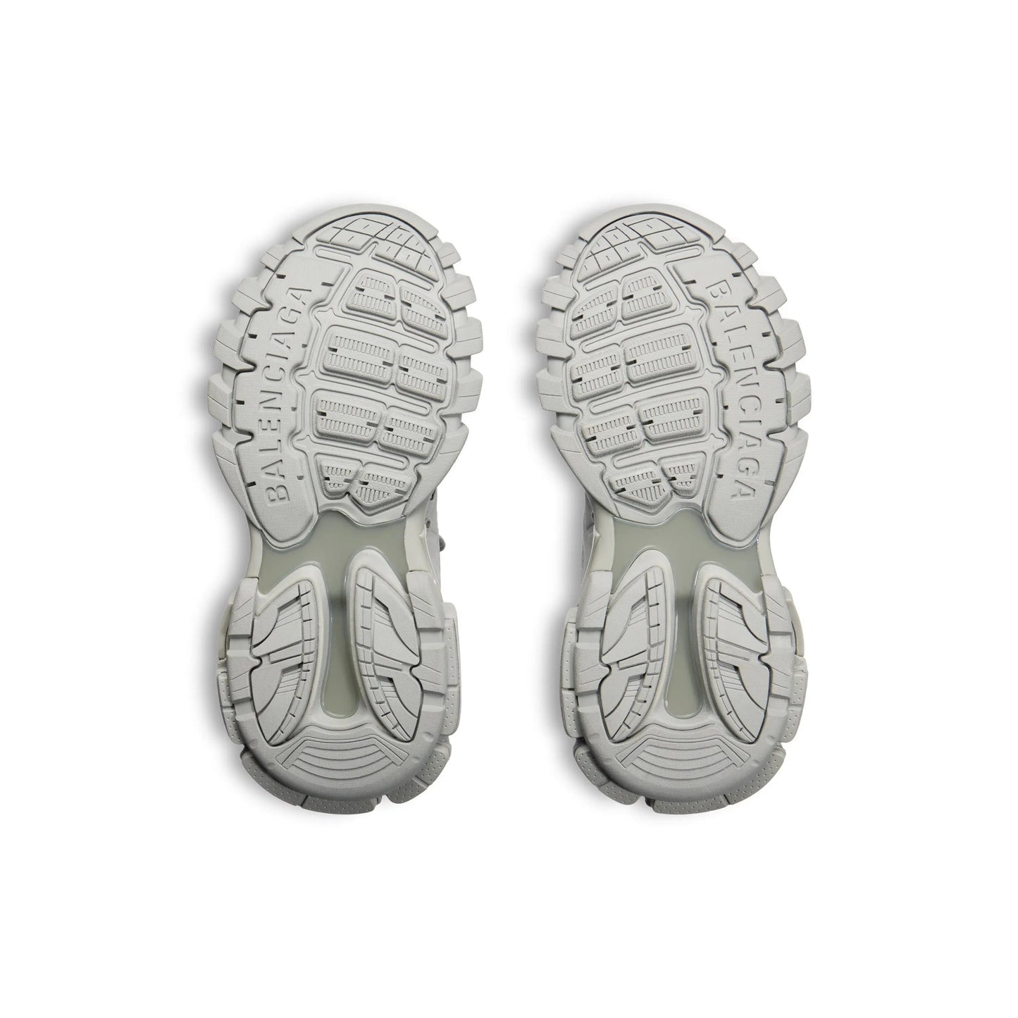 Balanciaga Track Gris Avec Logo Jaune Fluo