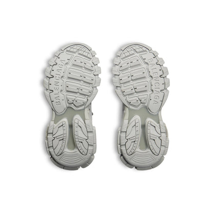 Balanciaga Track Gris Avec Logo Jaune Fluo