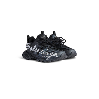 Balanciaga Track Noir Avec Logo Blanc