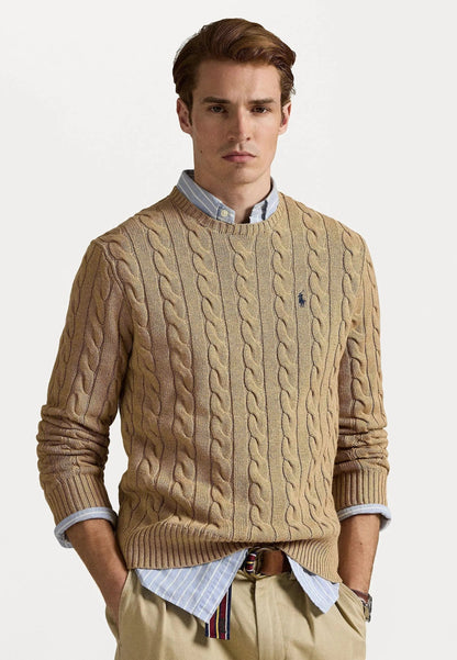 Pull Ralph Lauren En Laine Caramel
