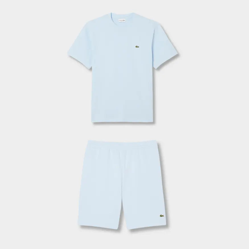 Ensemble short/t-shirt Lacoste Bleu pâle