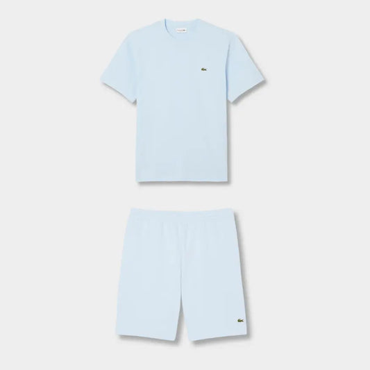 Ensemble short/t-shirt Lacoste Bleu pâle