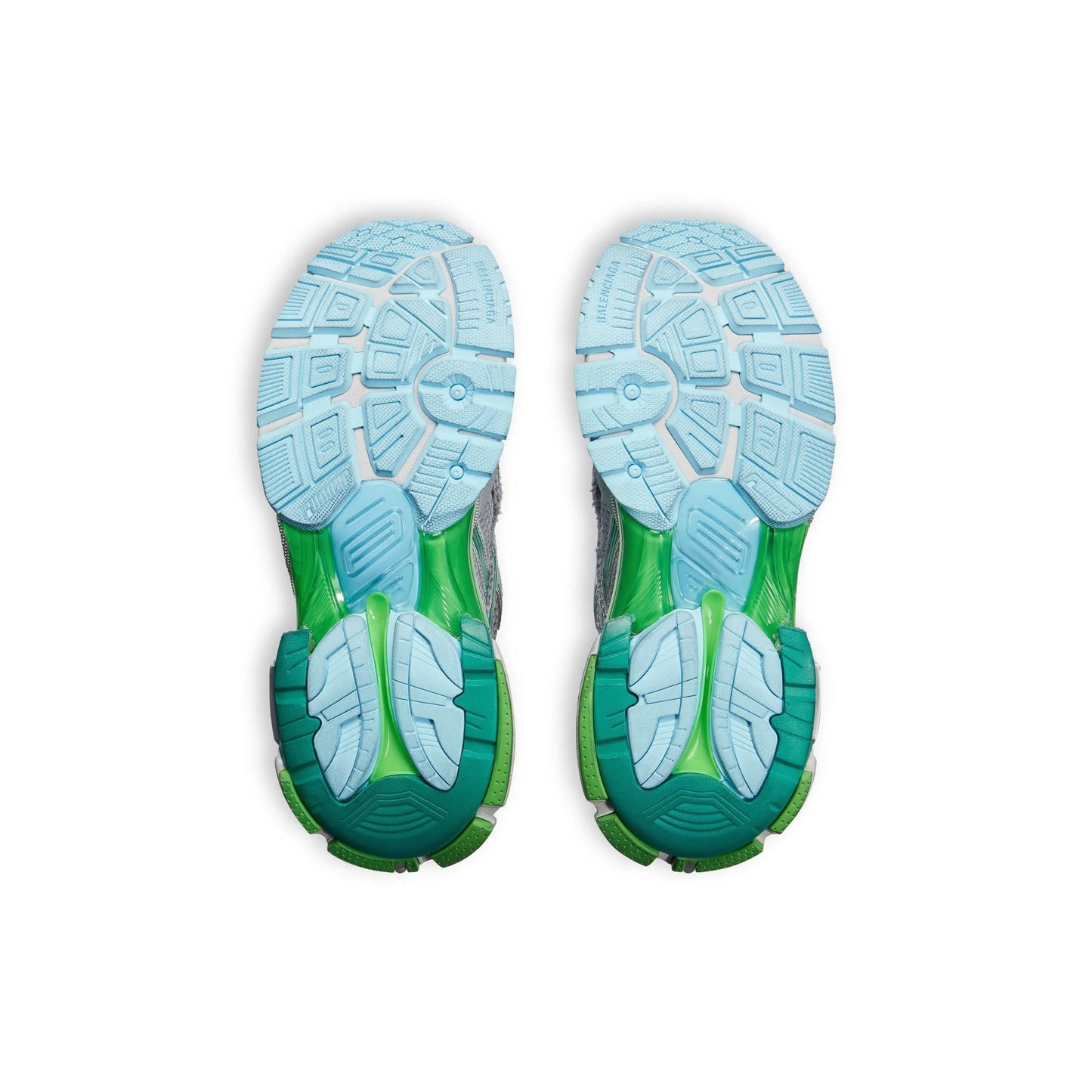 Balanciaga Runner Vert Et Bleu