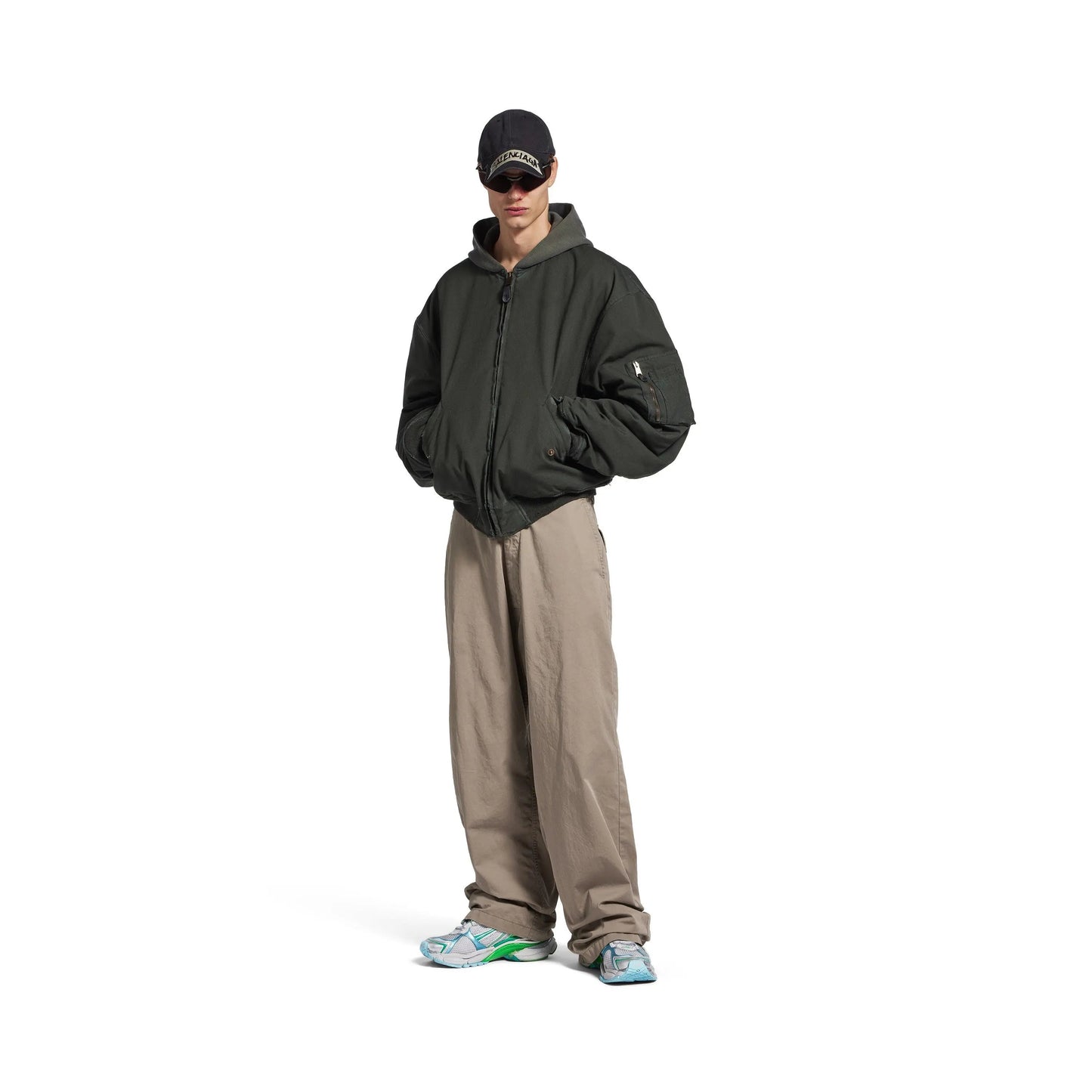 Balanciaga Runner Vert Et Bleu
