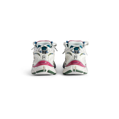 Balanciaga Runner Blanc Et Vert Foncé