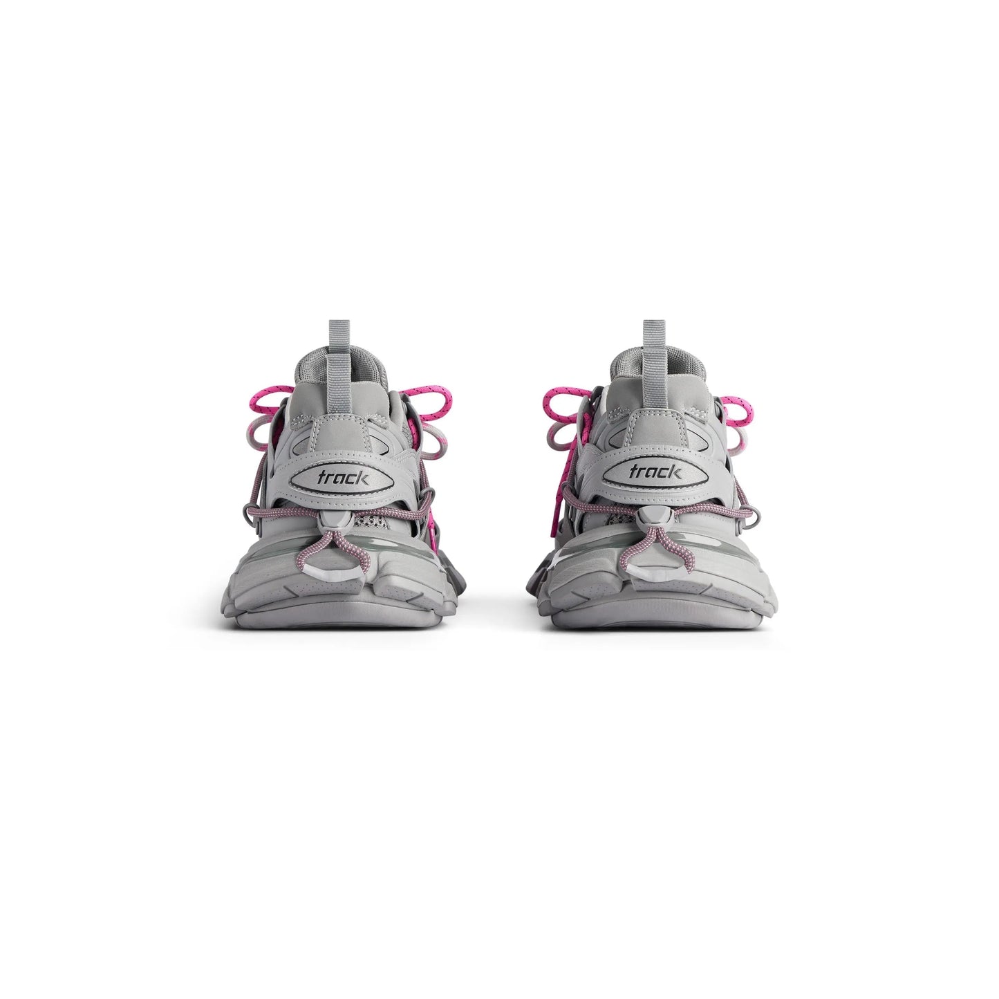Balanciaga Track Gris Avec Laces Rose
