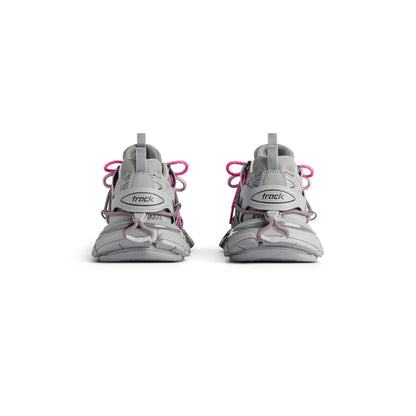 Balanciaga Track Gris Avec Laces Rose