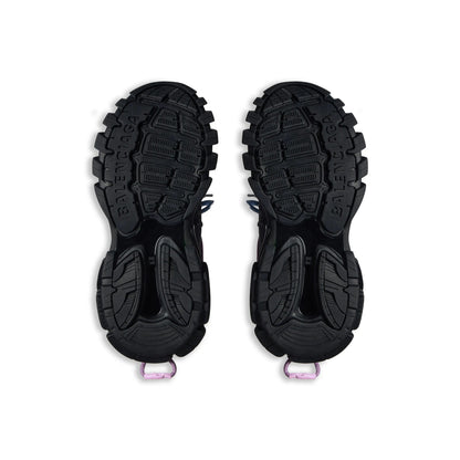 Balanciaga Track Noir Avec Laces Rose Et Bleue