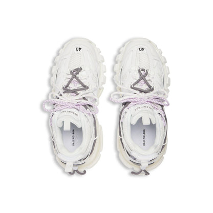Balanciaga Track Blanc Avec Laces Blanche et Lilas