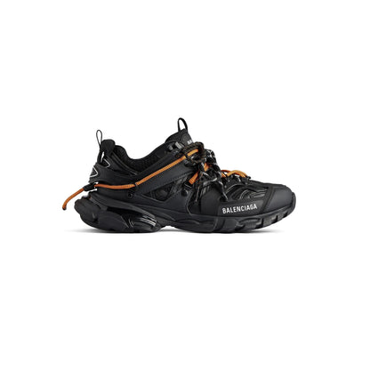 Balanciaga Track Avec Laces Noire Et Orange