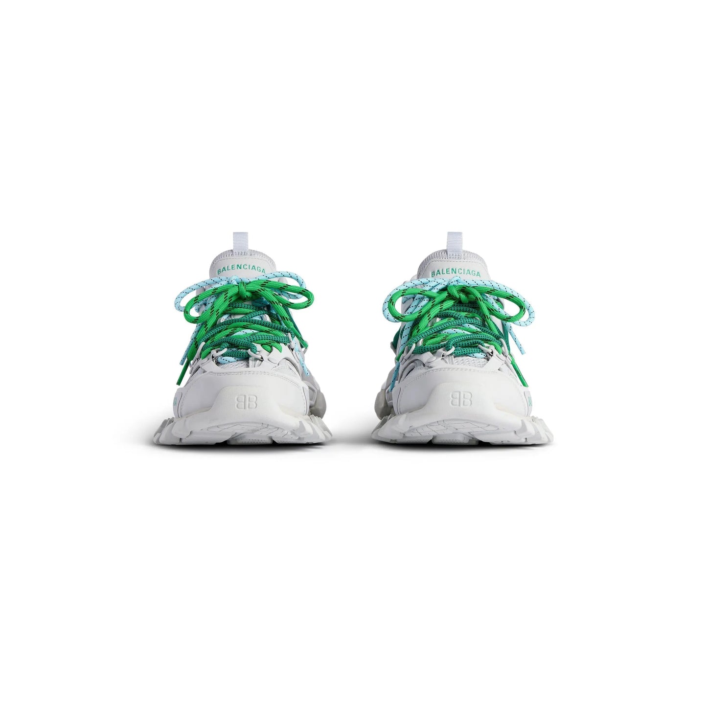 Balanciaga Track Gris Avec Laces Verte et Bleue