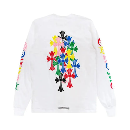 T-Shirt Manche Longue Chrome Heart Multicolore