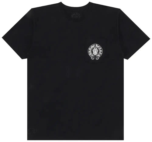 T-Shirt Chrome Heart Noir Drapeau US