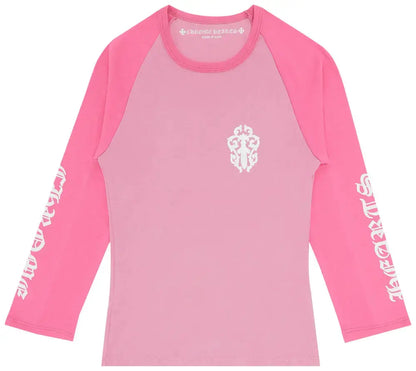 T-Shirt Manche Longue Chrome Heart Rose
