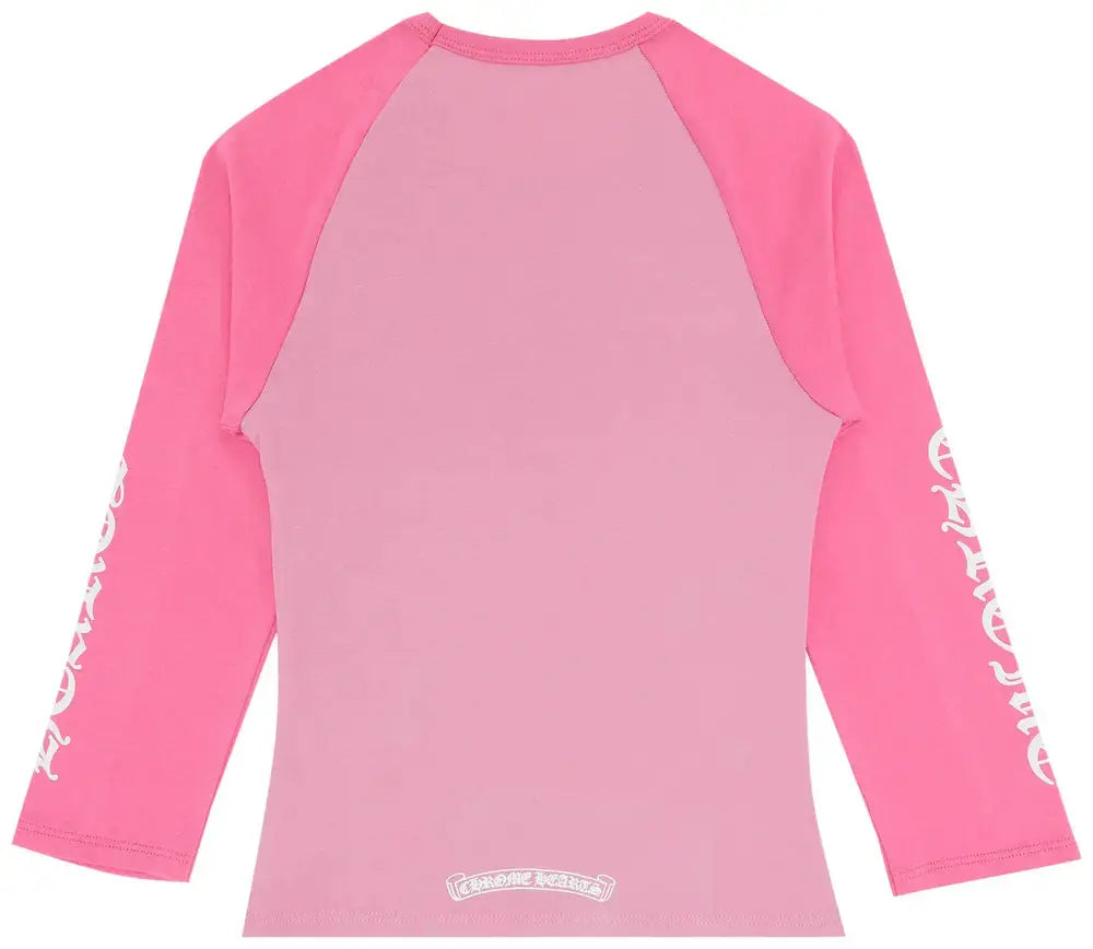 T-Shirt Manche Longue Chrome Heart Rose