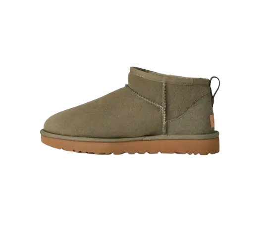 UGG Femme Botte Classic Ultra Mini Vert