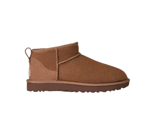 UGG Femme Botte Classic Ultra Mini Marron