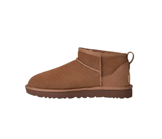 UGG Femme Botte Classic Ultra Mini Marron
