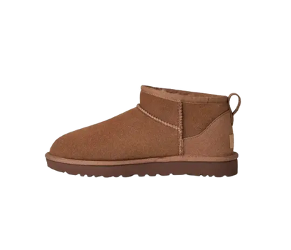 UGG Femme Botte Classic Ultra Mini Marron