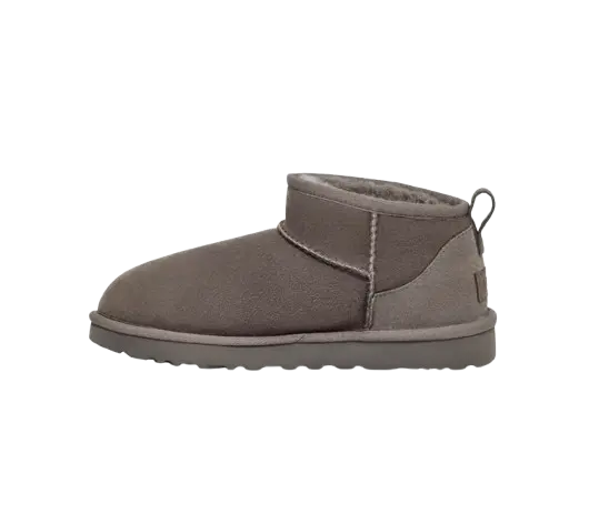UGG Femme Botte Classic Ultra Mini Gris