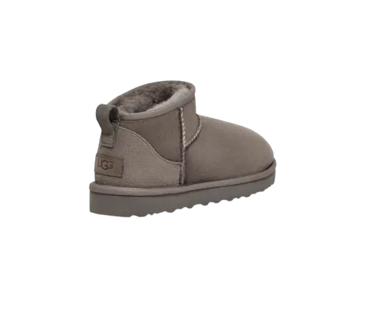 UGG Femme Botte Classic Ultra Mini Gris