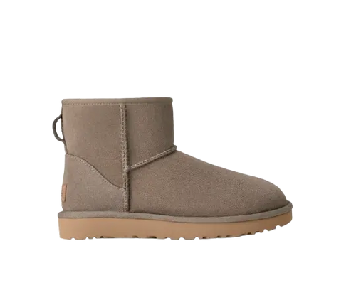 Femme Botte Classic Mini II Gris Galet