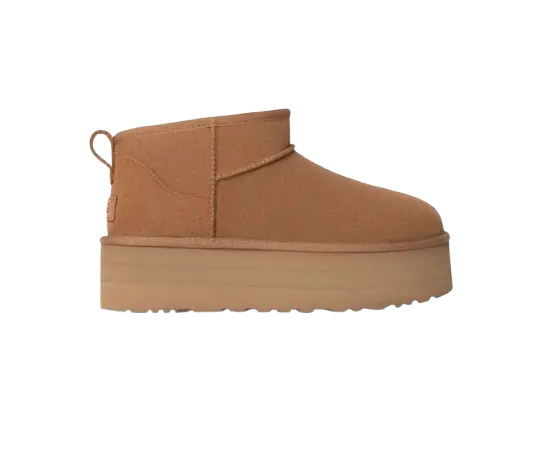 UGG Botte Classic Ultra Mini à plateforme  Marron