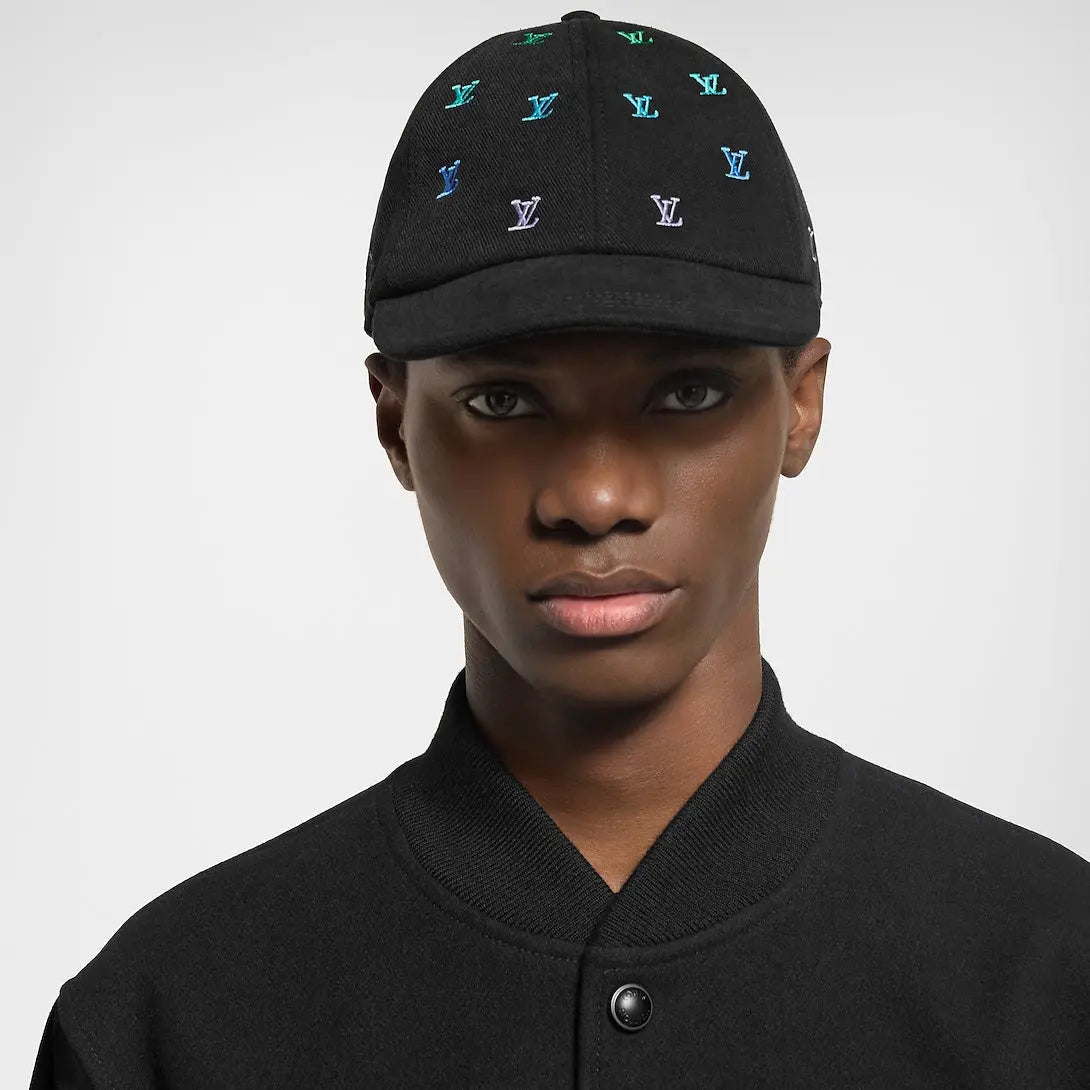 Casquette LV Blason Shading Denim