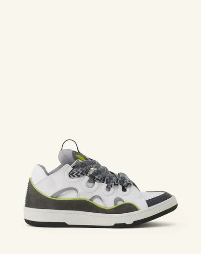 Lanvin Curb Gris Et Vert
