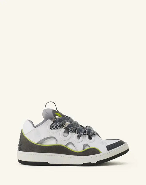 Lanvin Curb Gris Et Vert