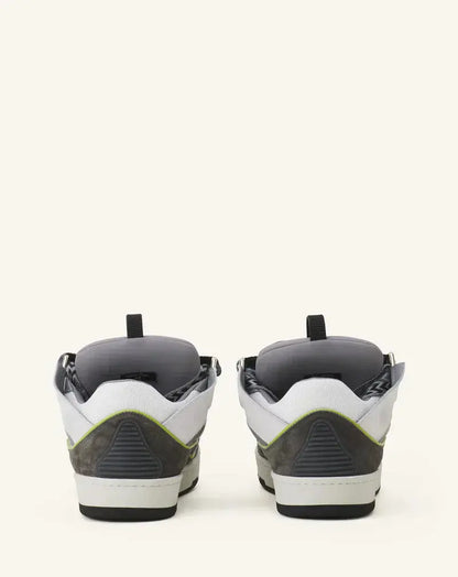 Lanvin Curb Gris Et Vert
