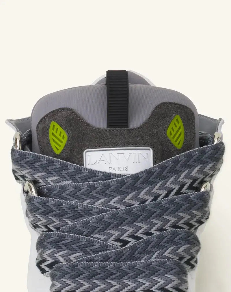 Lanvin Curb Gris Et Vert